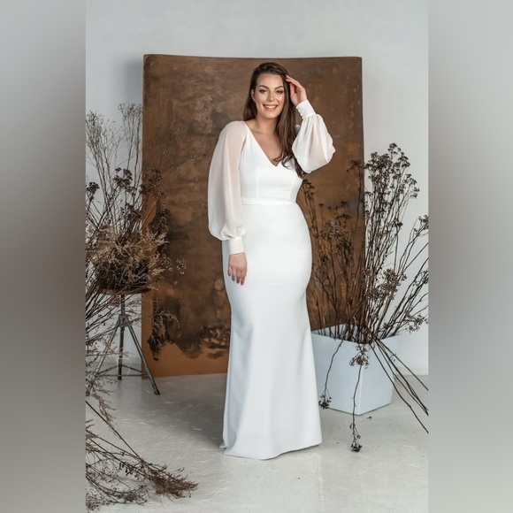 NWT Wedding Dress Sleeves (Detachable) - Picture 3 of 13